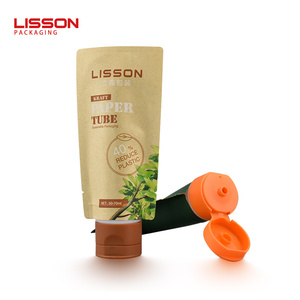 Tùy chỉnh sinh thái thân thiện mỹ phẩm Kraft ống giấy chăm sóc da bóp tay Kem giấy nhựa Sữa rửa mặt <span class=keywords><strong>Lotion</strong></span> Ống - Product Image 5