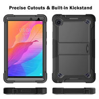 Housse de protection résistante antichoc pour Huawei Matepad T8 3 en 1, étui robuste pour tablette avec béquille, pour Huawei Matepad T8 8.0 pouces