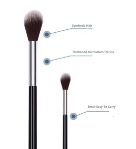 Pennello evidenziatore affusolato professionale pennelli trucco sfumato per zigomo evidenziazione miscela Bronzer contorno fard - Product Image 1