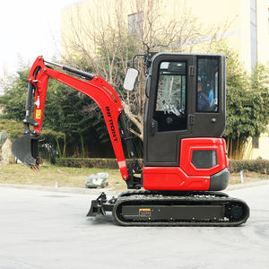 Fabricant d'excavatrices miniatures INFRONT, excavatrice multifonctionnelle à chenilles micro, moteur Yanmar, excavatrice de 2,5 tonnes - Product Image 4