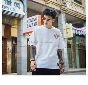 Ropa de Hombre de talla grande, camisetas gráficas de manga corta y cuello redondo, ropa informal holgada, ropa informal de Hip Hop, ropa informal, a la <span class=keywords><strong>moda</strong></span>, al aire libre - Product Image 3