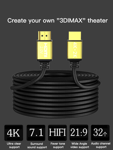 Tuyệt vời <span class=keywords><strong>2025</strong></span> <span class=keywords><strong>HDMI</strong></span> 4K Cáp tại cạnh Tranh bán buôn tỷ lệ 4k Cáp 2.1 60Hz 3D 1080P 1m 1.5m 2m 3M 5M 8M 10m 15m 20m - Product Image 5