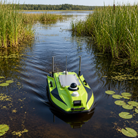 IBoat BSA 6kg USV de relevé ultra-portable 980mm 7m/s 10h BDS RTK ±8mm Sondeur intégré 300m Sonar à ondes millimétriques pour relevé transversal de rivière
