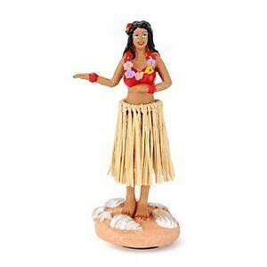 Bambola Hula Hawaiana Per Cruscotto Auto - Figura In Poliresina, Decorazione Per Auto, Casa O Ufficio, Altezza 16 Cm - Foto 7