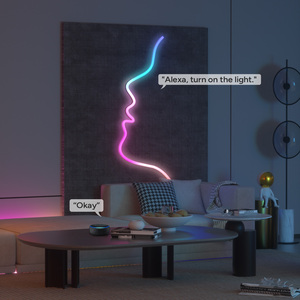 CL chiếu sáng RGB ma thuật màu thông minh dải đèn neon không thấm nước <span class=keywords><strong>LED</strong></span> Flex Wi-Fi IR App Sync âm nhạc tính năng thương mại điện tử nhà sản xuất - Product Image 5