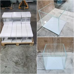 Usine En Gros Verre Fish Tank Salon Aquarium Bureau Poisson Rouge Betta Réservoir En Verre Transparent Fish Tank - Product Image 2