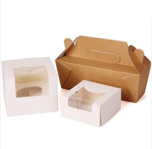 Tatlı çöl hamur işleri doğum günü ambalaj fincan Kraft altıgen altın hediye götürmek kolay kağıt kek kutusu doğum günü - Product Image 4