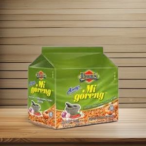 Nouilles instantanées Ibumie Always Mi Goreng Sambal certifiées HALAL, farine de blé, 0% de matières grasses, cuisson en 2 minutes, format familial - Product Image 2