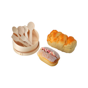 Chất lượng cao bằng gỗ dĩa thìa dao kéo đồ dùng dùng một lần sinh thái thân thiện có thể tái chế bằng gỗ thiết lập dao kéo - Product Image 6