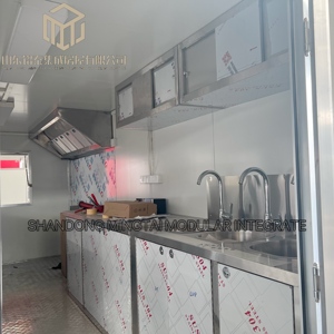Remorque alimentaire mobile entièrement équipée de 5 mètres (16 pieds) carrés en acier inoxydable 304 pour crêpes, barbecue, glaces, burgers et frites, remorquable - Product Image 5