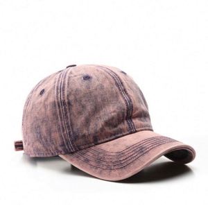 Casquette de baseball non structurée à 6 panneaux, style classique, avec logo brodé, effet délavé, pour la vente en gros BSCI - Product Image 6