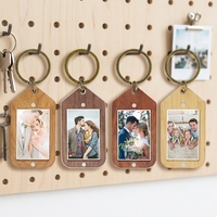 Porte-clés en bois massif personnalisables avec anneau – Artisanat naturel au meilleur prix pour la vente en gros