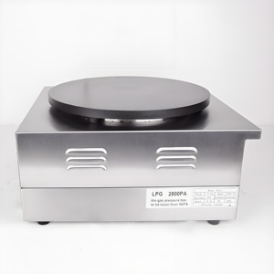 Crêpière et machine à pancakes <span class=keywords><strong>professionnelle</strong></span> à gaz GPL avec revêtement antiadhésif, plaque de cuisson de 400 mm - Product Image 4