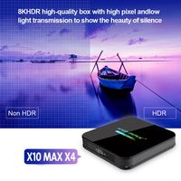 WF X10 MAX X4 TV box pcb amlogic s905x4 puce transpeed la plus rapide 1000m 5G double wifi hdr10 8k 128 go smart android tv box