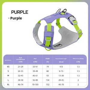 Luxury Simple Fashion Lightweight Nylon Dog <strong>Harness</strong> for Dogs Cats Small Animals-Multifunctional Waterproof Quick-Drying - Product Image 6