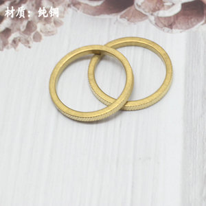 Matériaux et accessoires pour bijoux faits main : base en cuivre, dentelle, anneau, cadre rond, sans soudure - Product Image 3