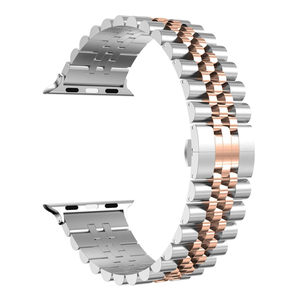 Bracelet pour <span class=keywords><strong>Apple</strong></span> <span class=keywords><strong>Watch</strong></span> <span class=keywords><strong>44mm</strong></span> 40mm 38mm 42mm Sublimation métal doré bracelet intelligent en <span class=keywords><strong>acier</strong></span> <span class=keywords><strong>inoxydable</strong></span> IWatch série 7 6 <span class=keywords><strong>5</strong></span> 4 SE - Product Image 3