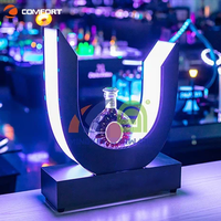 Vente en gros Rechargeable Acrylique Laser Led Glorifier Affichage Vodka Vip LED Bouteille Présentateur Affichage pour Boîte de Nuit
