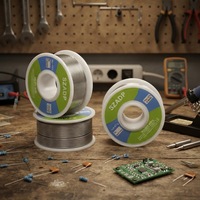 Fil à souder Sn60Pb40 0,8 mm 183 ° Soudure à l'étain-plomb à fusion rapide avec flux de colophane 2,2% 500g/1000g pour réparation de cartes de circuits imprimés