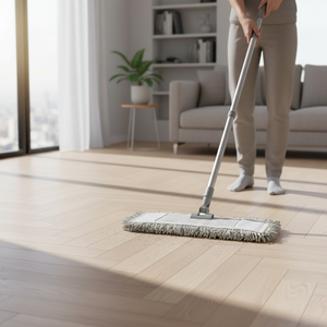 Mopa para Polvo Gizmop Rectangular de 40 cm, Tela de Microfibra, Plegable, Autoescurrible, Moderna, para Suelos de Parqué, de Rápida Absorción - Product Image 5