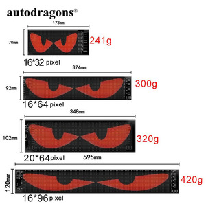Letrero LED Flexible para Automóvil Autodragons, Luz Flexible con Control por Aplicación, Tablero de Mensajes Desplazables Cuadrado a Prueba de Agua - Product Image 1