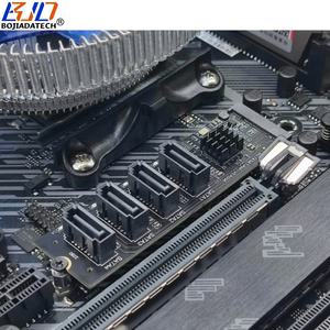 موصل 4 * SATA إلى NGFF <span class=keywords><strong>M</strong></span>.2 مفتاح B + <span class=keywords><strong>M</strong></span> بطاقة رافع التمدد لمحرك الأقراص في المخزن - Product Image 5