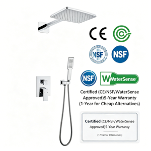 Système de <span class=keywords><strong>douche</strong></span> cascade personnalisé en chrome poli, mitigeur de <span class=keywords><strong>douche</strong></span> encastré pour salle de bain, douches de salle de bain - Product Image 6