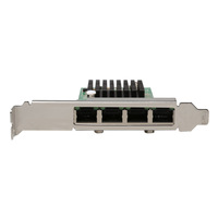 Carte réseau filaire interne 4 ports RJ45 10/100/1000 Mbps Intel I350 PCI-E Modèle TXA034 pour serveur