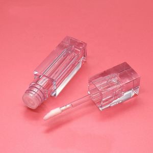 Tubo de Brillo Labial, Tubo de Brillo Labial de Cristal, Envase de Lápiz Labial, Logotipo Personalizado, Cristal, 6.5 ml, Brillo Labial Cuadrado - Product Image 1