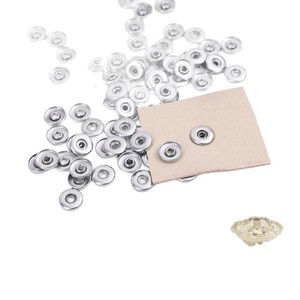 Rivets pour vêtements Xinghe, 12 mm, acier inoxydable, double capuchon, attaches à pression, accessoires vestimentaires - Product Image 2