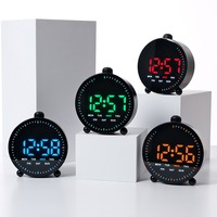 Huayang GH9013 Countdown-Timer LED Digitaler Wecker mit Stoppuhr Großes Display Nachttisch- und Schreibtischuhr