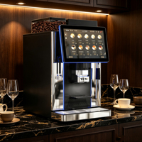 Máquina Expendedora de Café Automática Comercial TCN, Cafetera Espresso de Granos a Taza, Pantalla Táctil, Sistema de Autolimpieza
