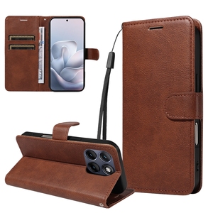 Étui portefeuille en cuir avec cordon pour Moto Edge 70 Fusion 5G, pour Xiaomi 17 Promax, avec fonction support - Product Image 6