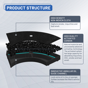 Filtro di Ricambio per Cappa Aspirante da Cucina AE G/ Electrolu X/ Elic a Tipo10 / 9029793800/ 50290649008 per Fornelli a Carbone - Product Image 4
