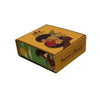 Boîtes cadeaux rigides en carton personnalisées haut de gamme pour snacks et bonbons, fermeture magnétique, écologiques, recyclables, pelliculage mat, revêtement UV