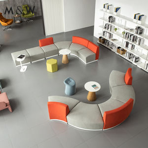 أثاث كنبة مكتبية حديثة فاخرة <span class=keywords><strong>M</strong></span>&W - طقم كنبات مقطعية بتصميم وحدات - Product Image 3