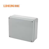 Contenitore Elettronico in Plastica ABS per Esterni, Scatola di Giunzione Impermeabile IP65 Grigia 240x190x90mm