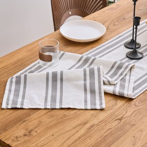 Mùa hè Anne của phong cách Bắc Âu màu xám sọc trắng rô bảng vải RUNNERS cho các sự kiện - Product Image 3