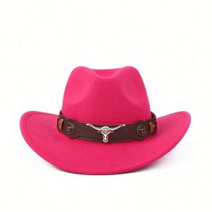 Venta al por Mayor de Sombreros de Jazz Lisos para Primavera y Otoño, Sombrero de Vaquero Personalizado - Product Image 3