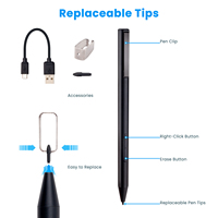 Pensil Kapasitif Ujung Dapat Diganti Pena S Penjualan TERBAIK UNTUK Tablet Microsoft Surface Pro StylusCustomized Capacitive Screen Smart