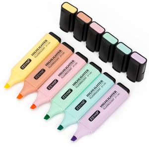 Tùy Chỉnh ZEYAR Highlighter Bút Màu Pastel Đục Tip <span class=keywords><strong>Highlighters</strong></span> Bút Đánh Dấu Các Loại Màu Sắc Nước Dựa Nhanh Khô - Product Image 2