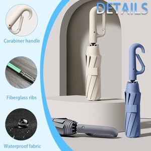 Wholesale Luxury Fully-Automatic Folding Straight <b>Umbrella</b> with Pongee <b>Windproof</b> 3-Fold Design for Rain & UV Protection - Product Image 1