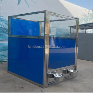 High Quality 4x6x6ft <strong>dog</strong> <strong>kennel</strong> Stainless Steel 304 <strong>indoor</strong> <strong>kennels</strong> For <strong>dogs</strong> <strong>dogs</strong> <strong>kennel</strong> Large Pet Houses - Product Image 3