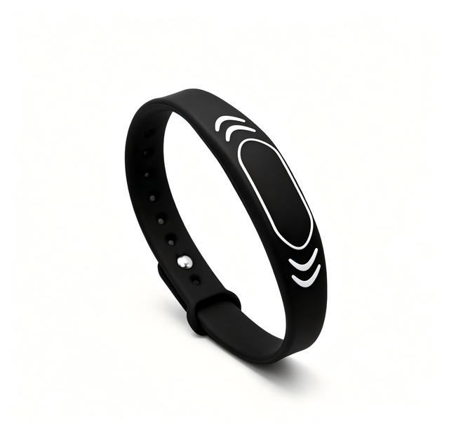 Custom NFC Silicone Wristband Smart Bracelet for Digital Identity Sharing and Networking