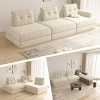 Niedriger Mindestbestellwert, Großhandel, komprimiertes modulares Schlafsofa, faltbar, vakuumverpackt, hochdichter Schaumstoff, ausklappbar auf 2 m, für Wohnzimmer, Wohnung