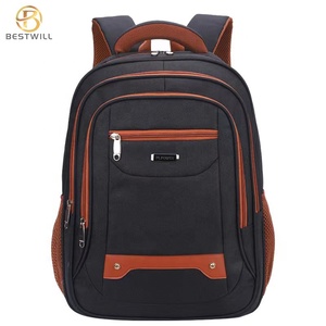 Mochila para Portátil Impermeable <span class=keywords><strong>de</strong></span> Nailon para Hombre con Logotipo Personalizado BESTWILL, Patrón Geométrico, para Negocios, Escuela y Viajes, con Cierre <span class=keywords><strong>de</strong></span> Cremallera - Product Image 6