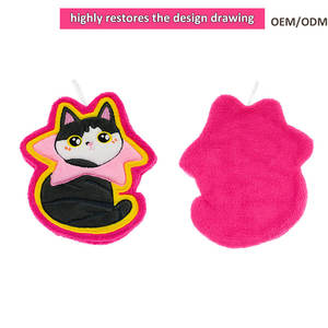 Fabricant en peluche personnalisé Adorable sur mesure chat hypoallergénique non toxique 25cm jouets animaux en peluche essuie-mains pour salle de bain - Product Image 5