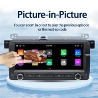 Autoradio 8,8 pouces pour BMW Série 3 E46 (1996-2006), avec CarPlay et Android Auto sans fil, unité centrale multimédia DSP, navigation GPS