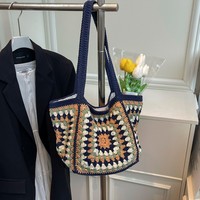 Sacs de plage élégants multifonctionnels en tricot pour femmes, nouvelle collection, vente en gros, directement de l'usine chinoise