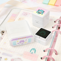 Ensemble de tampons personnalisés en plastique durable, empilables, sur le thème de l'anime, de la musique, de l'amour, des anges et des animaux